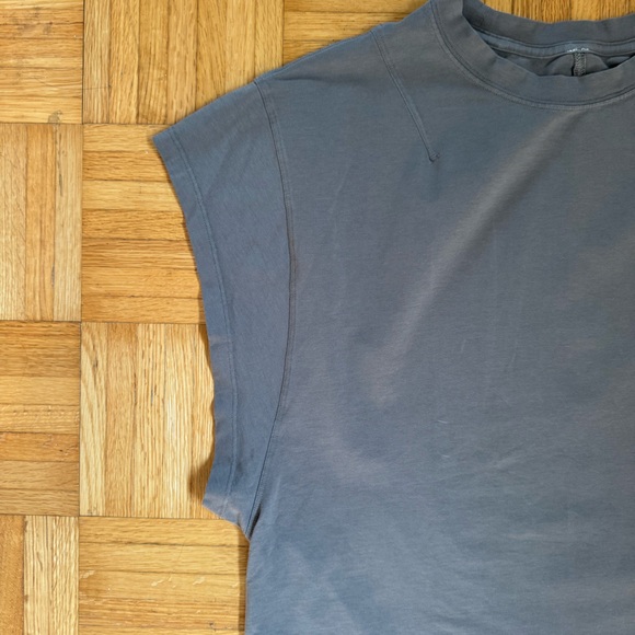 All Yours Crop Tee Grey Sage - Picture 2 of 6